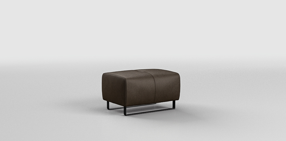 Badolo - pouf pied coul. Anthracite